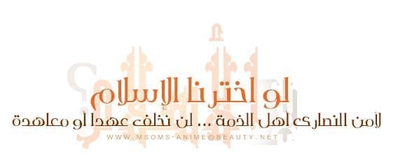 لأمن النصارى أهل الذمة ..
